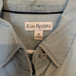 Woman’s denim shirt, no stains or tears